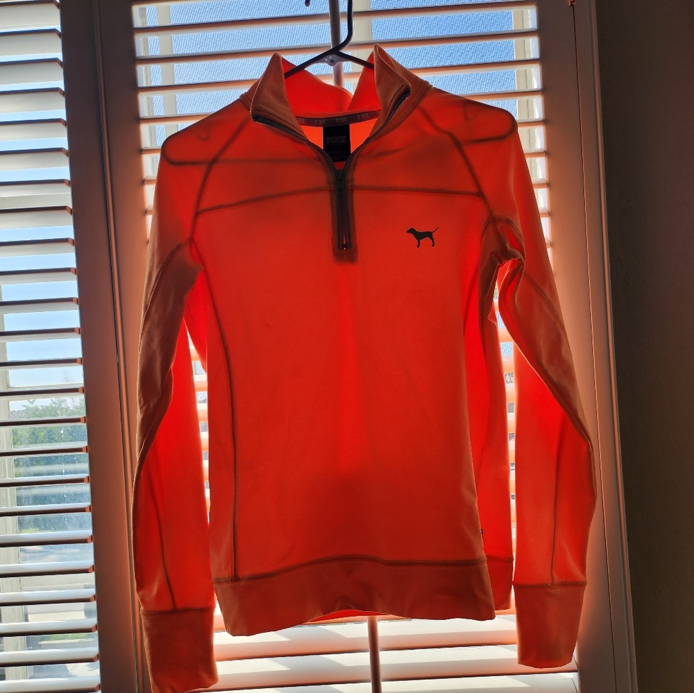 Victoria Secret Pink 1/4 Zip Pullover Performance Jacket